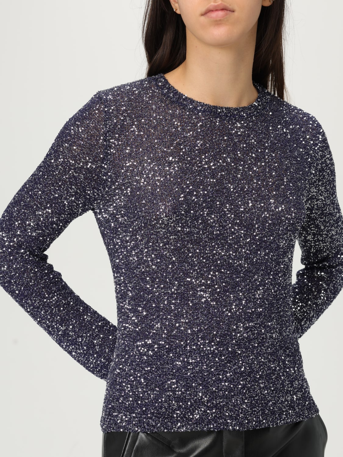 BALENCIAGA SWEATER: Sweater woman Balenciaga, Navy - Img 5