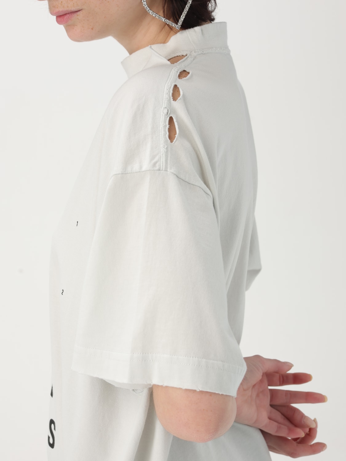 BALENCIAGA CAMISETA: Camiseta mujer Balenciaga, Negro - Img 5