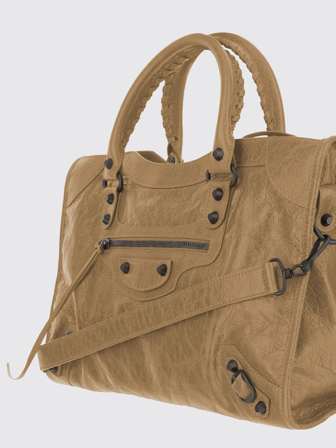 BALENCIAGA HANDBAG: Shoulder bag woman Balenciaga, Camel - Img 3