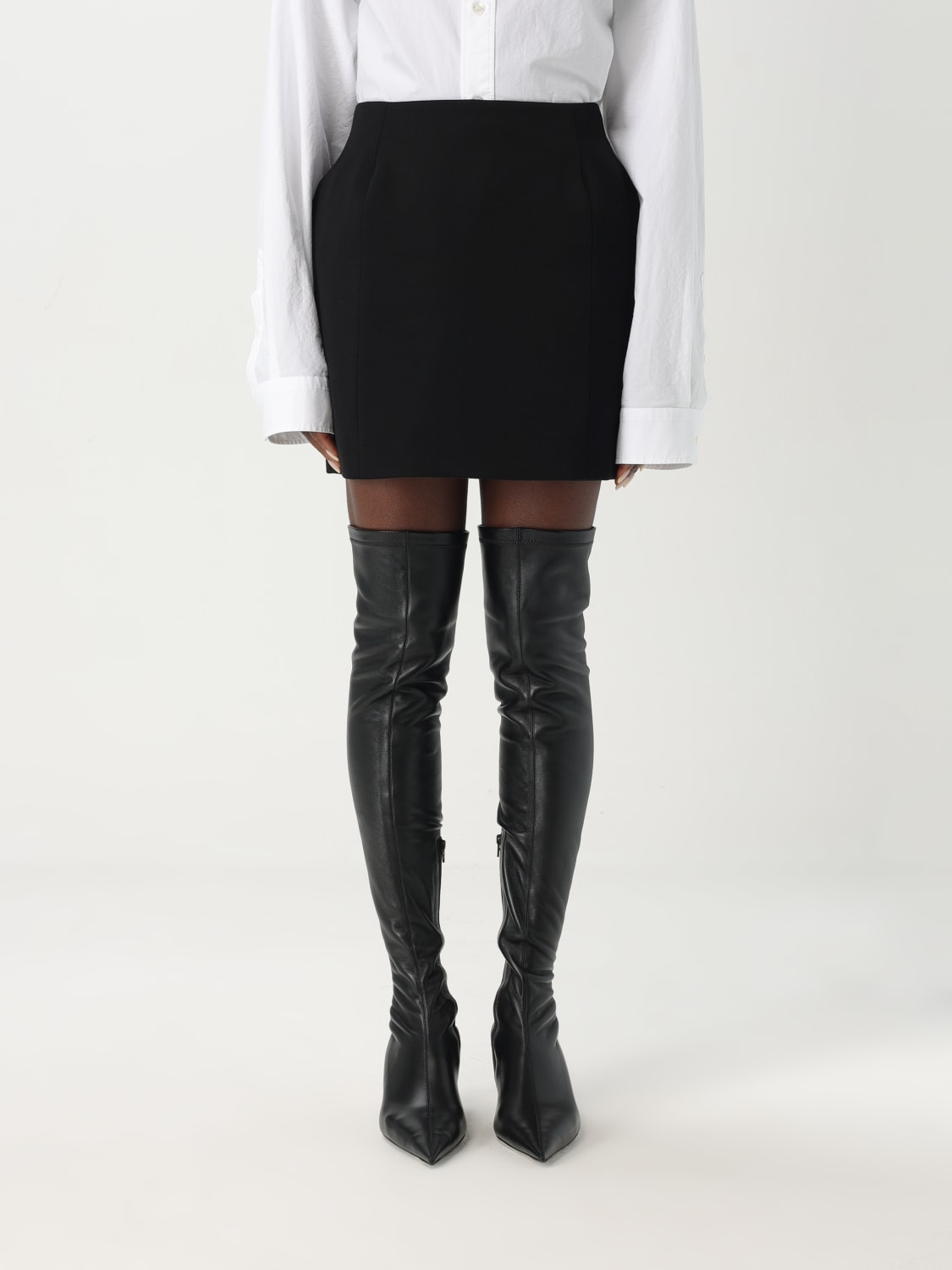 スカート BALENCIAGA Women Skirts 814144 BLACK Women's Asymmetric Skirt in Black | Balenciaga US