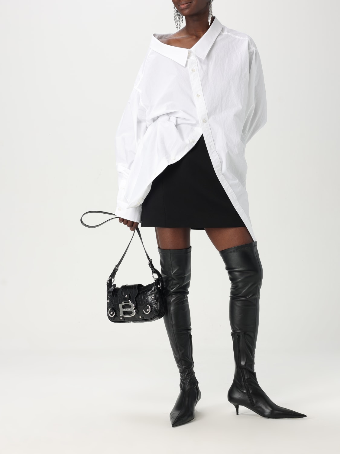 スカート BALENCIAGA SKIRT (814084TPT24 1000) BALENCIAGA: Skirt woman - Black | Balenciaga skirt