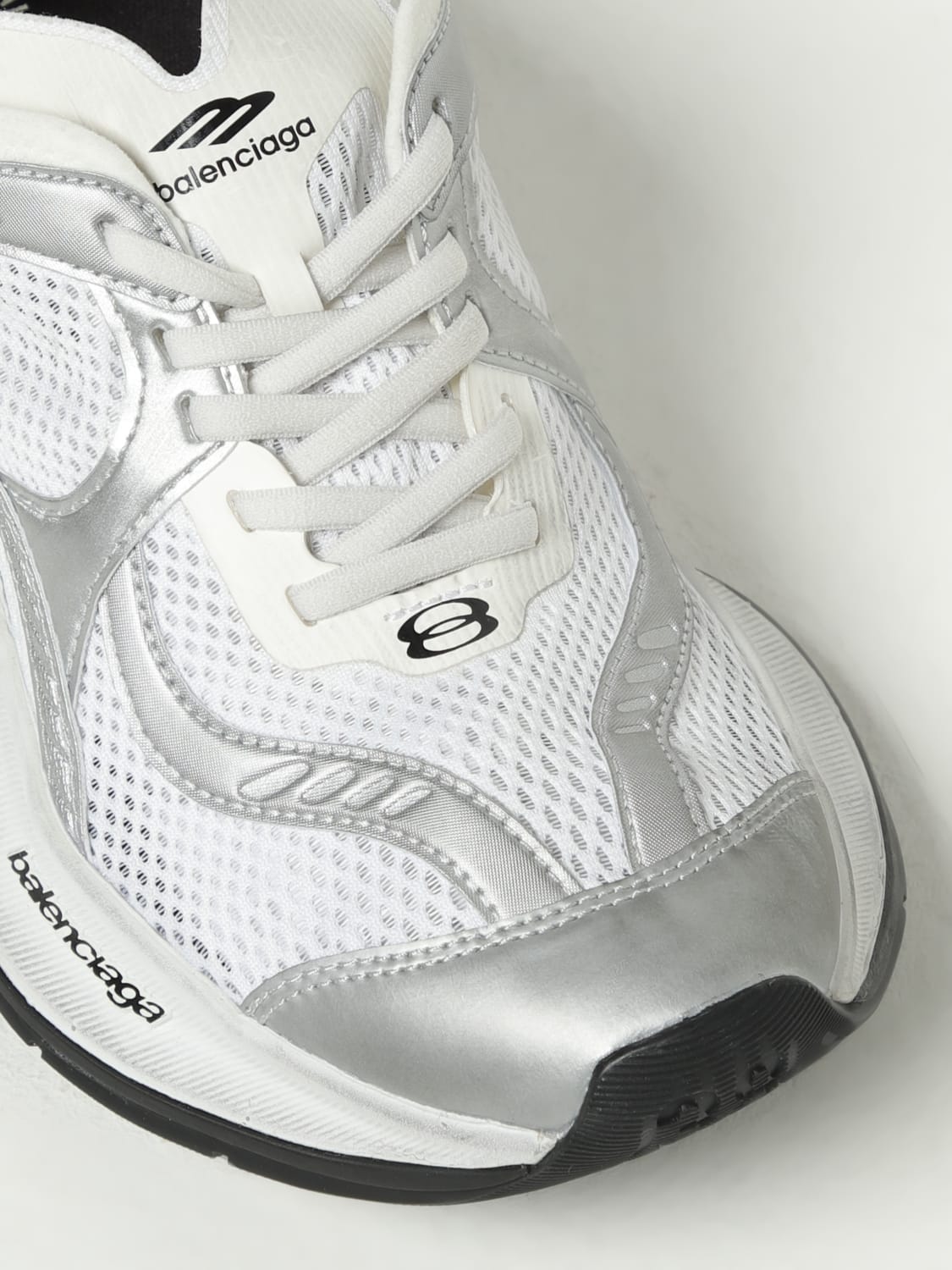 スニーカー BALENCIAGA Women Sneakers 793944WFLGY9100 White WMNS) Balenciaga Circuit Sneakers 'White and Silver