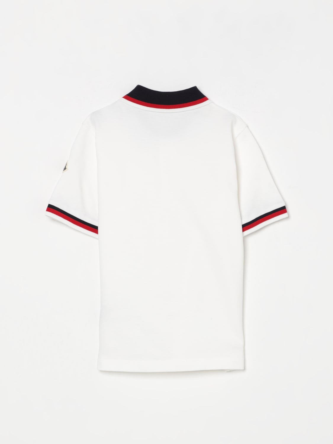 MONCLER POLO: Polo niños Moncler, Blanco - Img 2