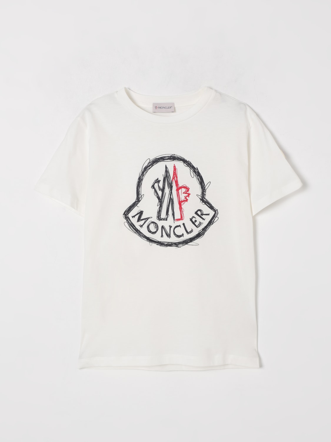 MONCLER CAMISETA: Camiseta niños Moncler, Blanco - Img 1