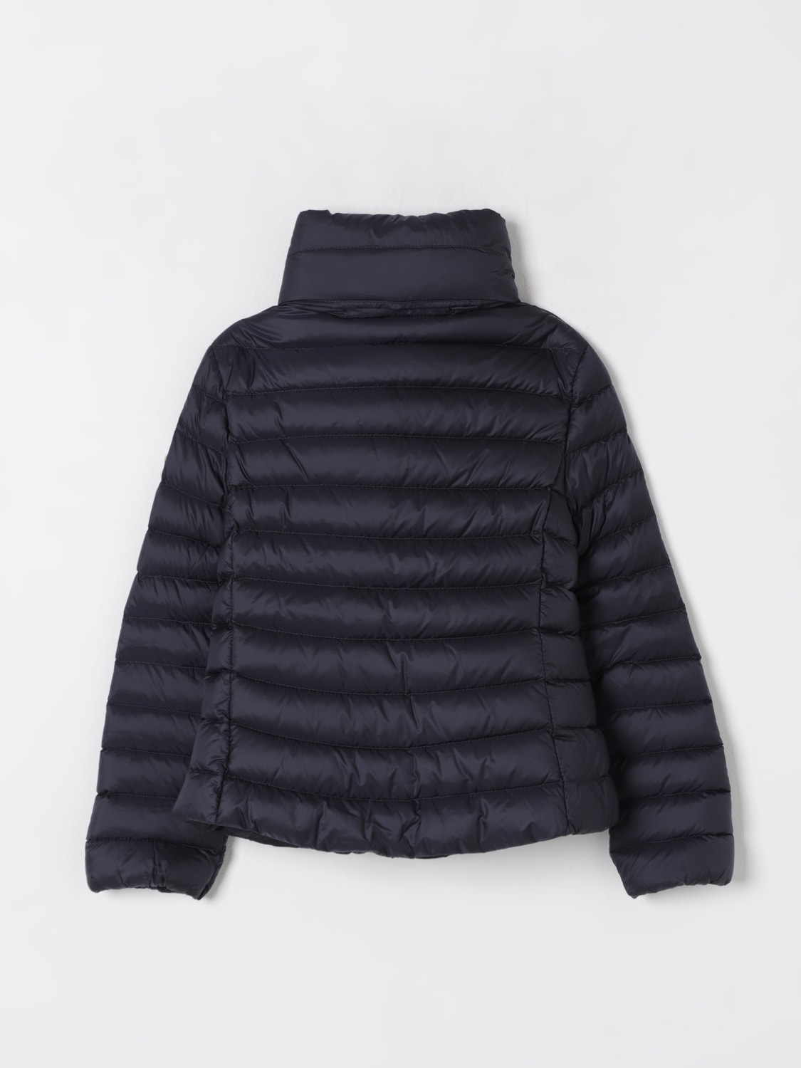 MONCLER GIACCA: Piumino in nylon imbottito con zip Moncler, Blue Navy - Img 2