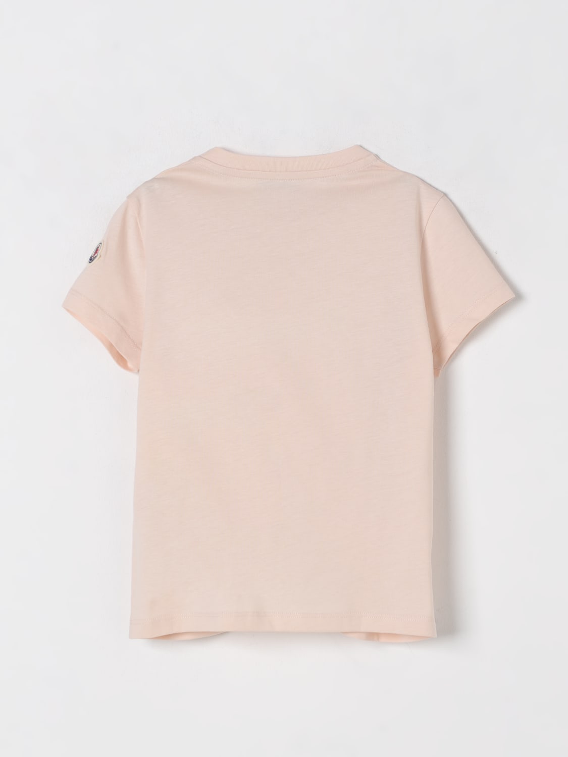 MONCLER T-SHIRT: T-shirt kinder Moncler, Puder - Img 2