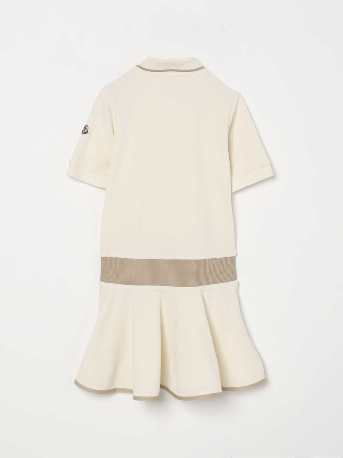 MONCLER KLEID: Kleid kinder Moncler, Yellow Cream - Img 2