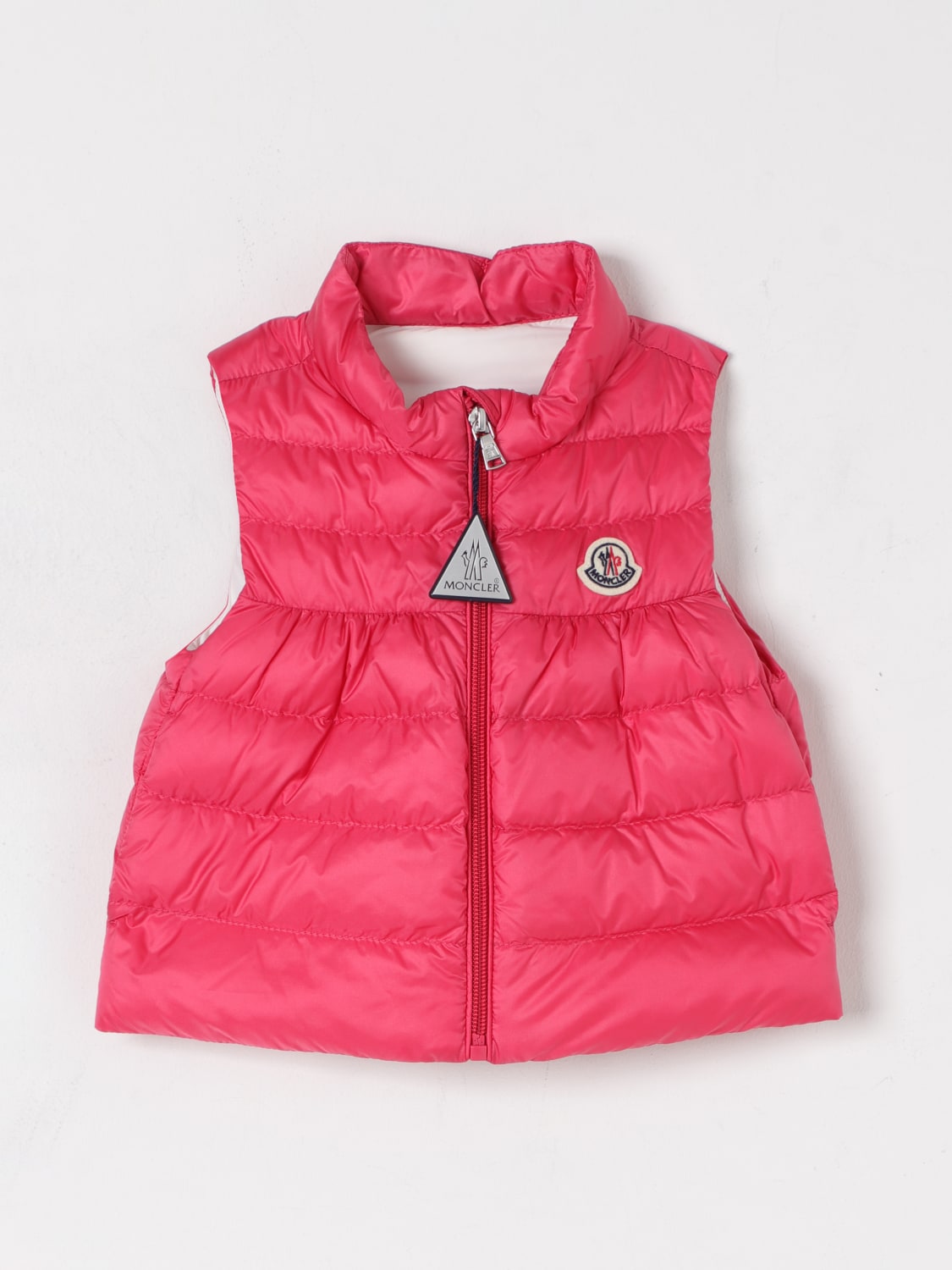 MONCLER VESTCOAT: Jacket kids Moncler, Fuchsia - Img 1