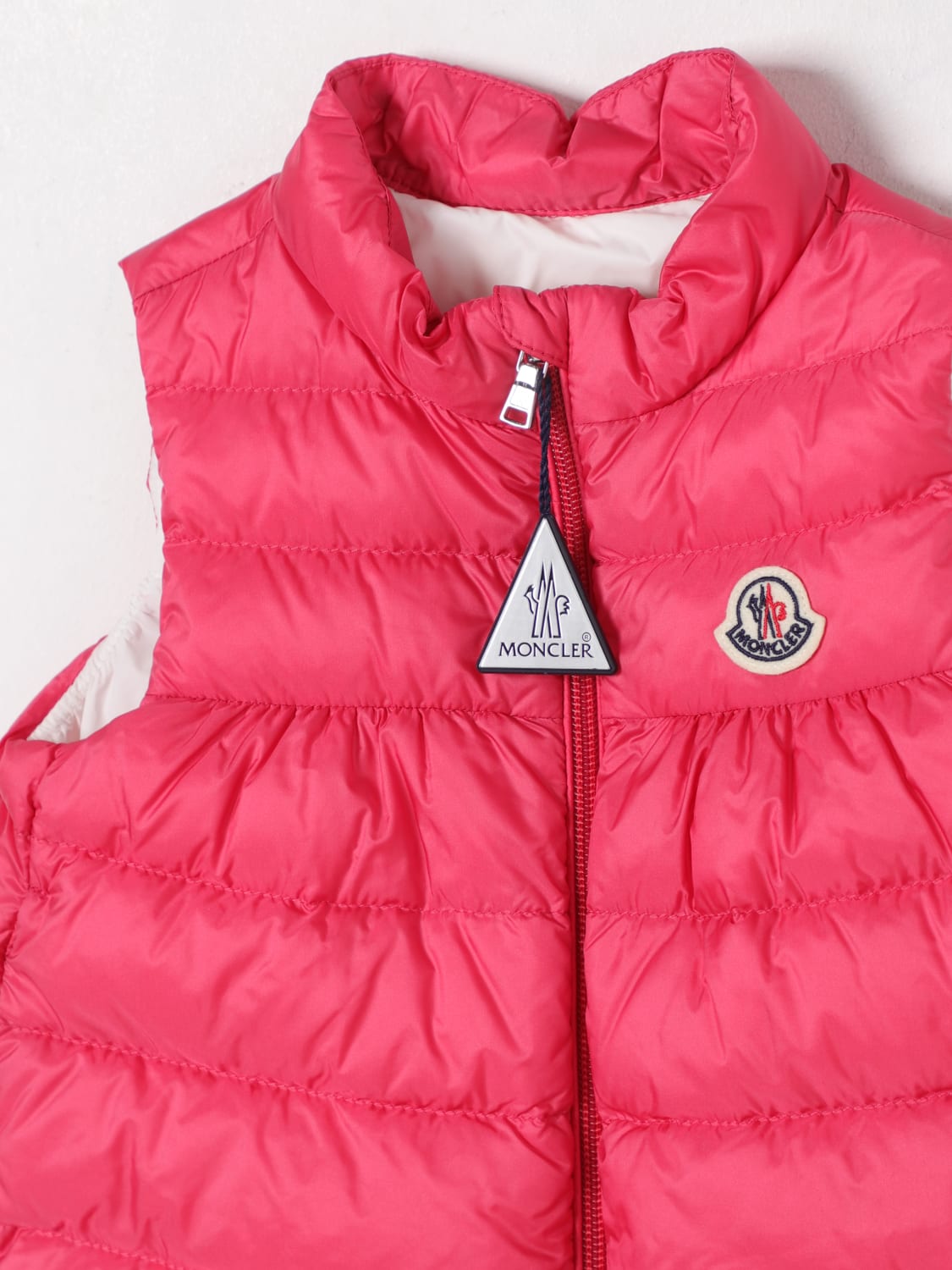 MONCLER VESTCOAT: Jacket kids Moncler, Fuchsia - Img 3