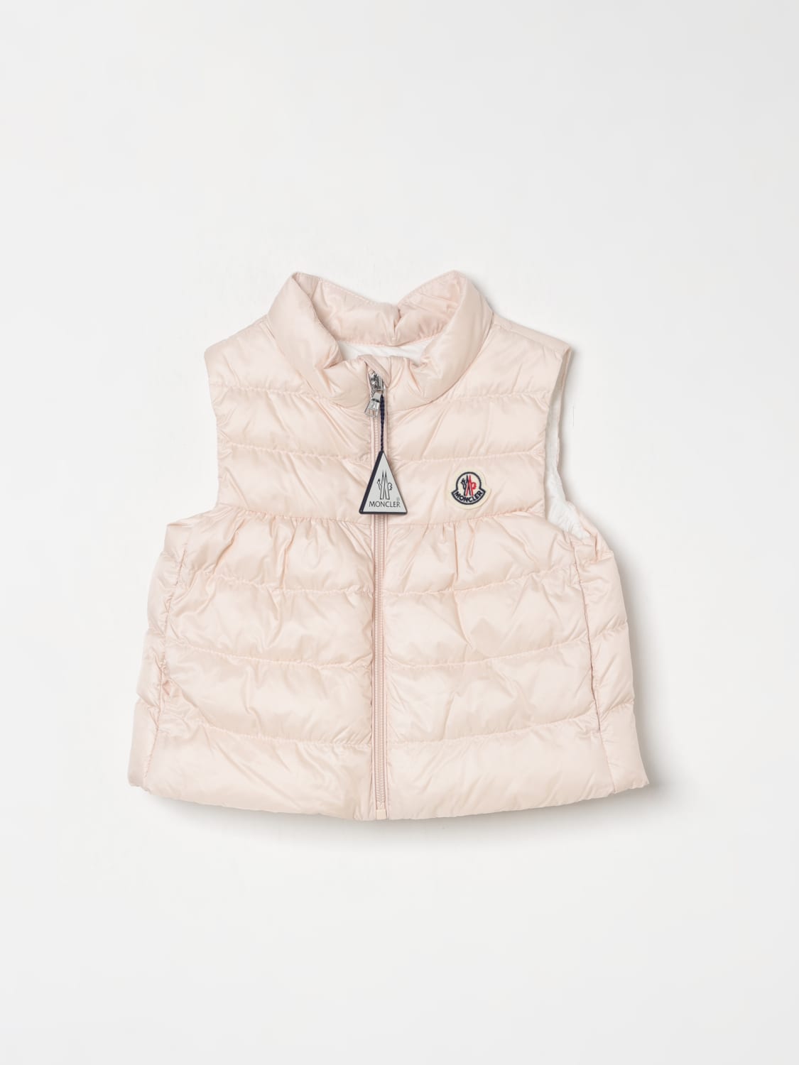 MONCLER VESTCOAT: Jacket kids Moncler, Blush Pink - Img 1