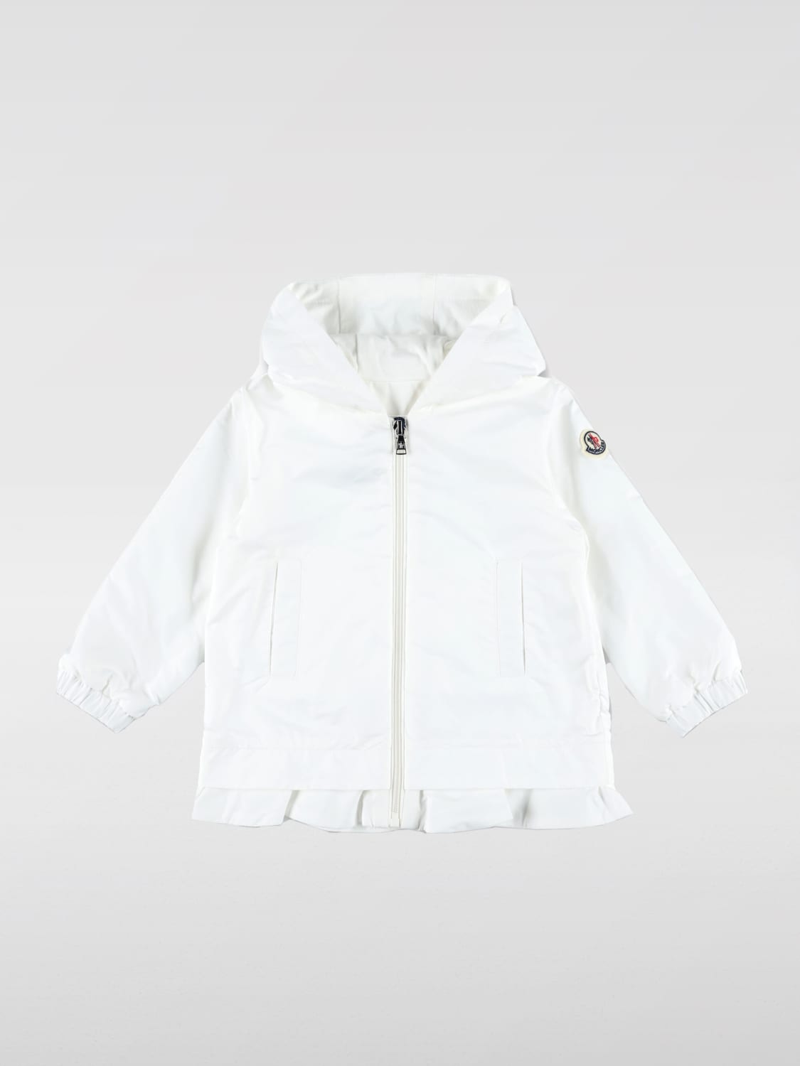 MONCLER JACKET: Jacket kids Moncler, White - Img 1