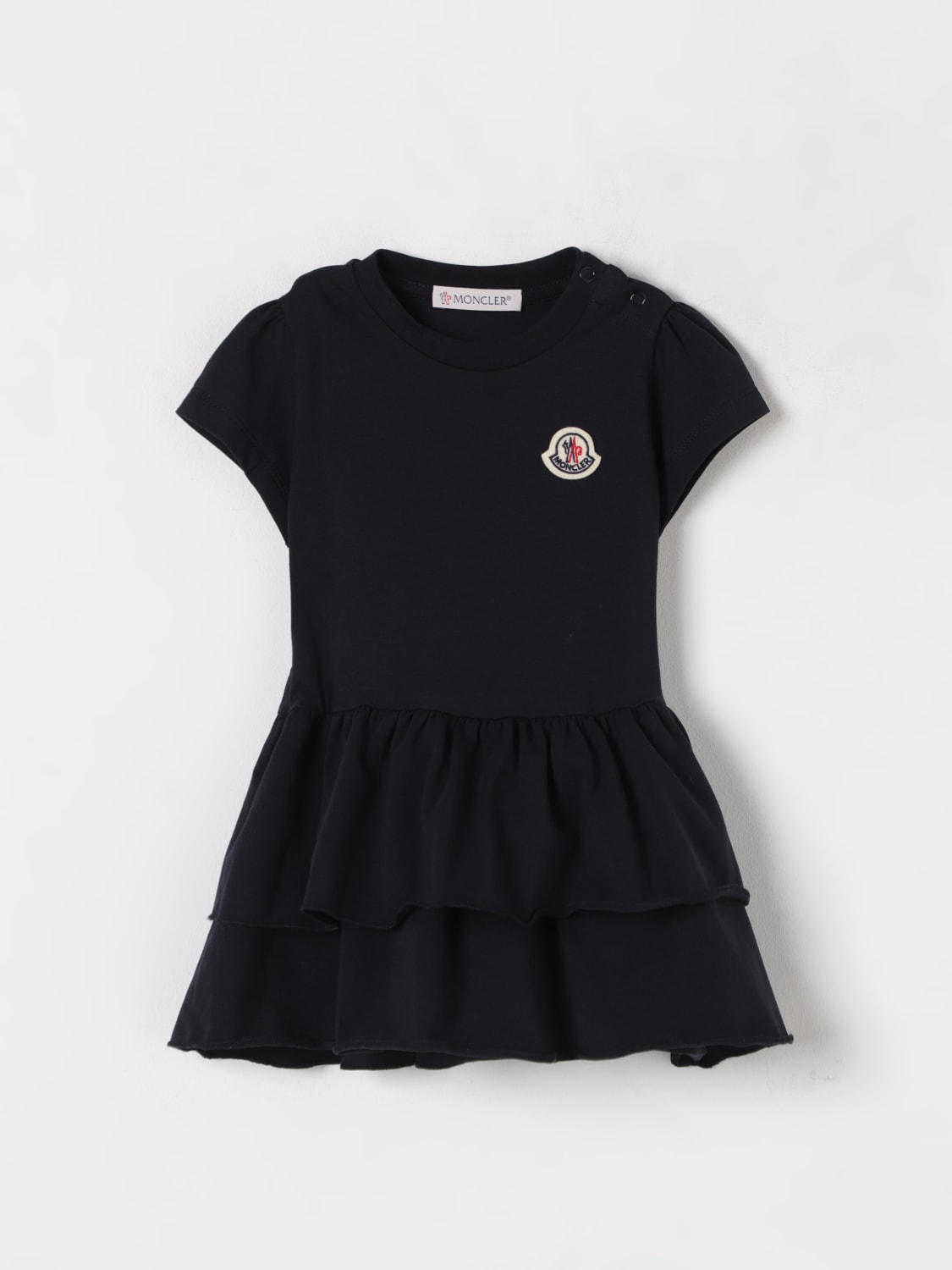 MONCLER ROMPER: Romper kids Moncler, Navy - Img 1