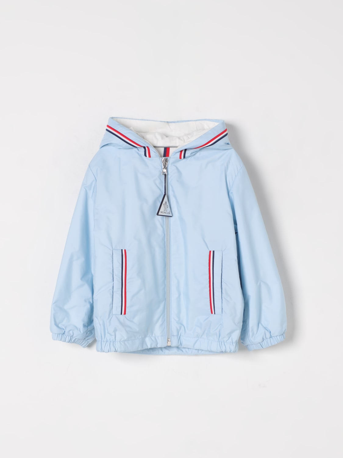 MONCLER JACKET: Jacket kids Moncler, Royal Blue - Img 1