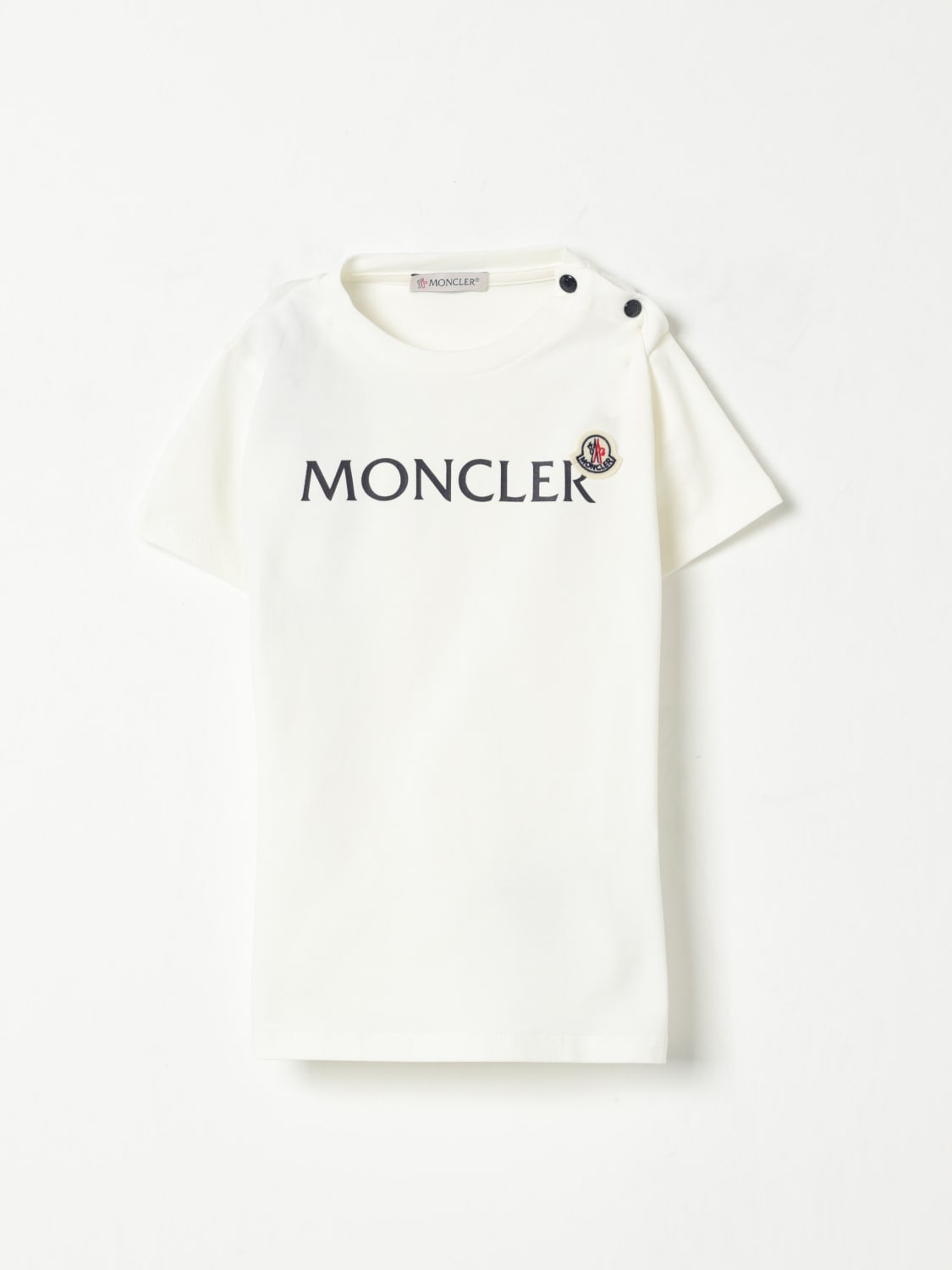 MONCLER CAMISETA: Camiseta niños Moncler, Blanco - Img 1