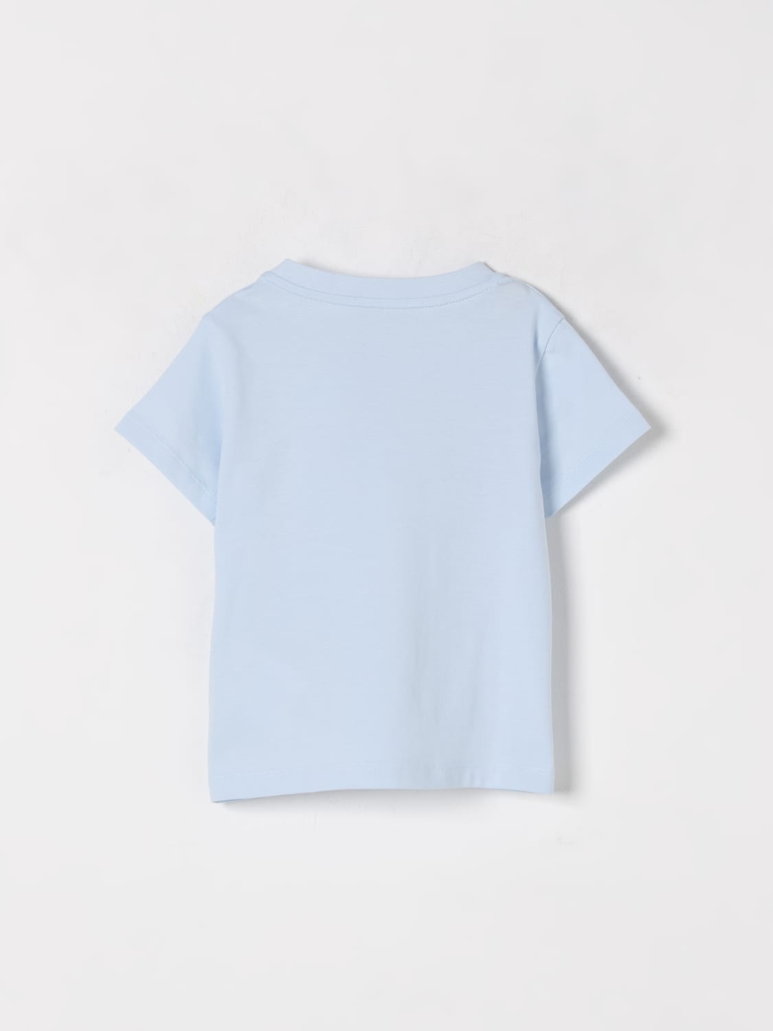 MONCLER T-SHIRT: T-shirt kids Moncler, Blue - Img 2