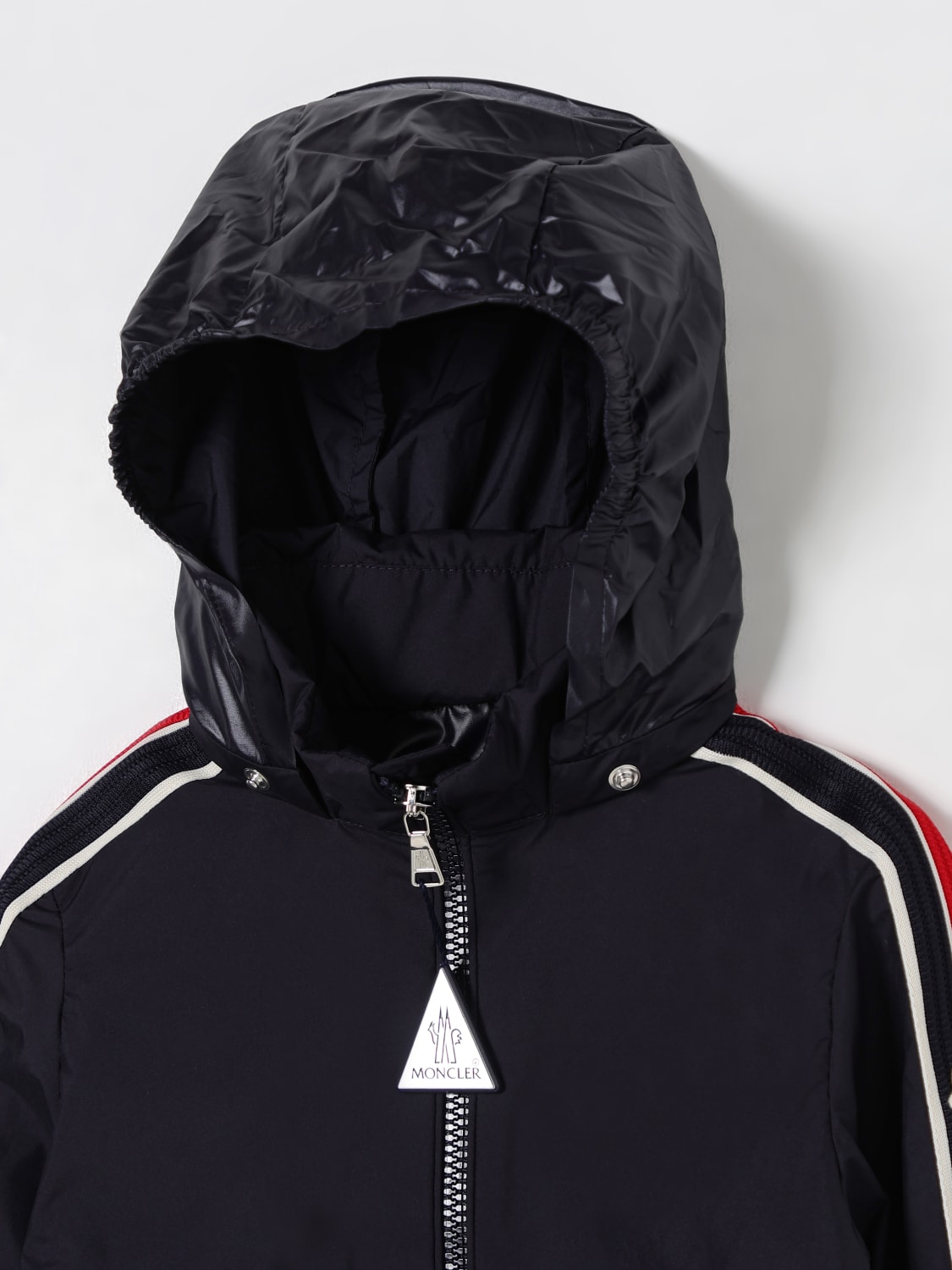 MONCLER JACKET: Jacket kids Moncler, Navy - Img 3