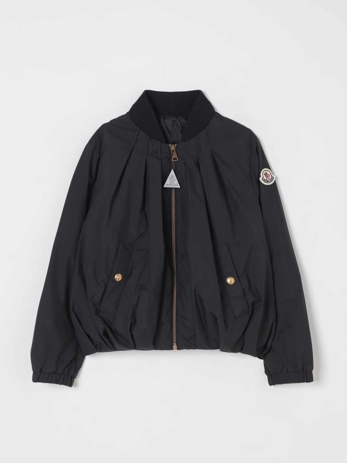 MONCLER JACKET: Jacket kids Moncler, Black - Img 1