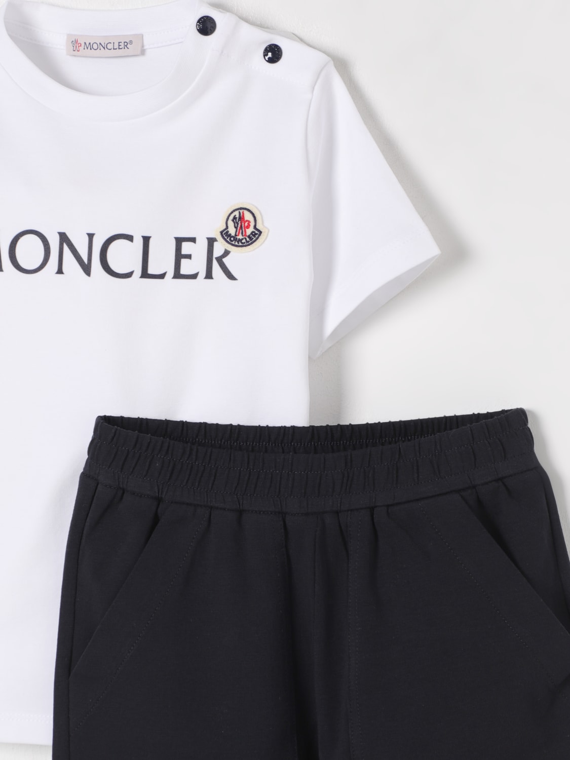 MONCLER JUMPSUIT: Jumpsuit kids Moncler, White - Img 3