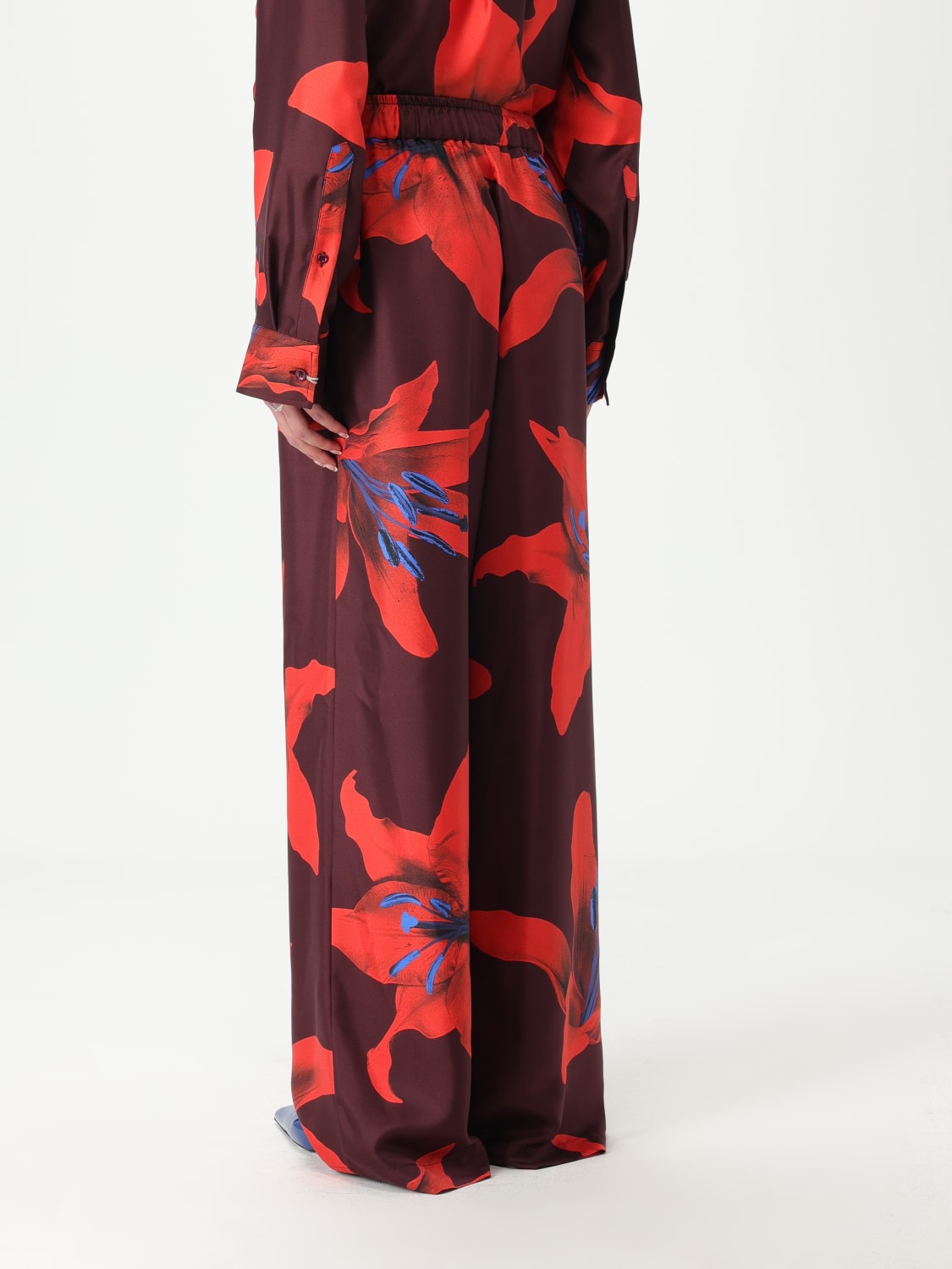 パンツ ALEXANDER MCQUEEN Woman Pants Burgundy 819000QCALY 5131 MCQUEEN: Pants woman - Burgundy | McQueen pants 819000QCALY