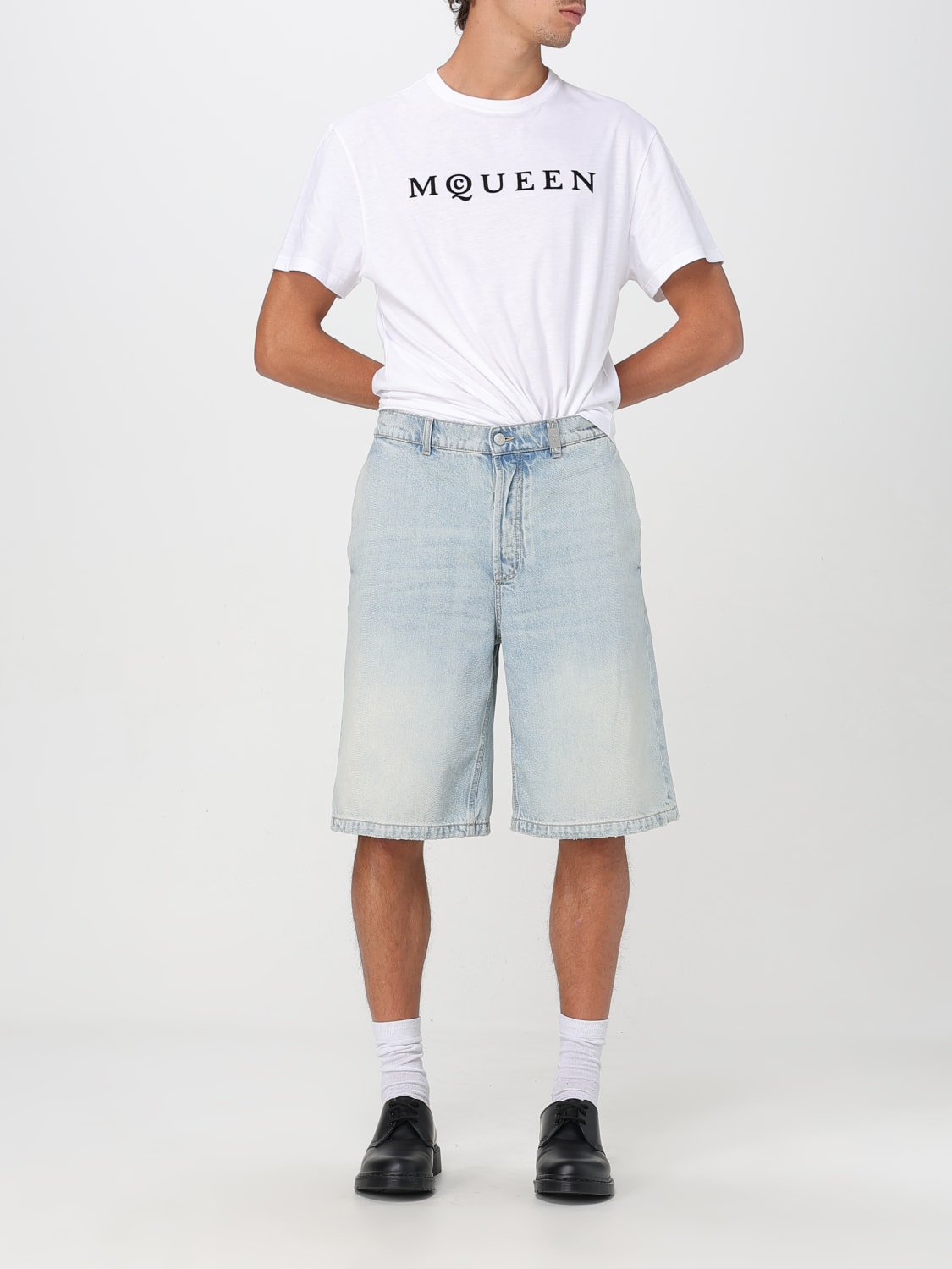 MCQUEEN PANTALONCINI: Pantaloncino McQueen in denim , Sstw - Img 2
