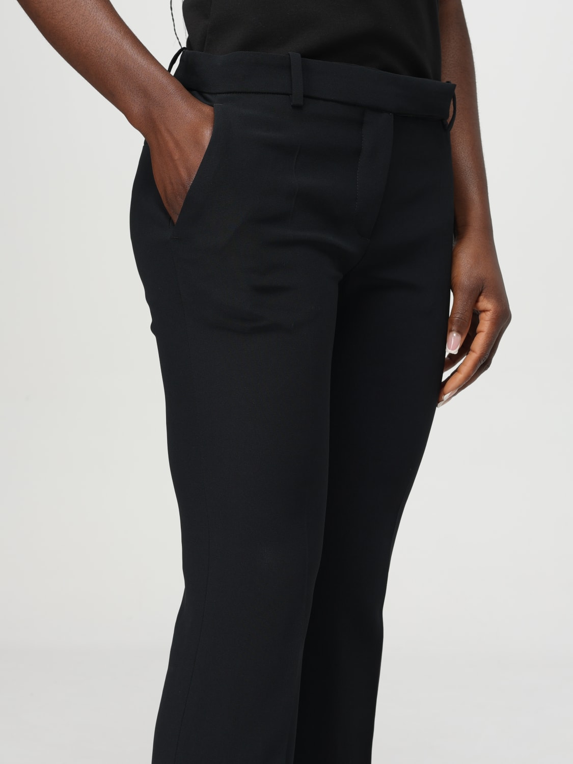 MCQUEEN PANTALONES: Pantalón mujer McQueen, Negro - Img 4