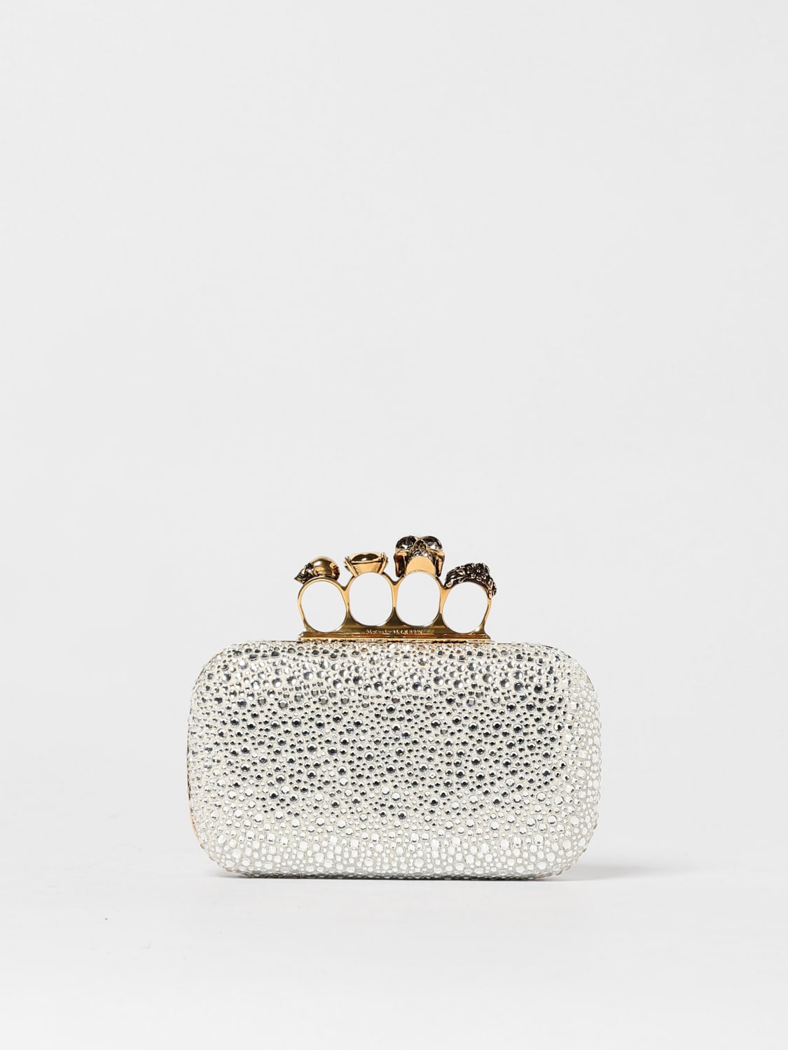 ショルダーバッグ・ポシェット ALEXANDER MCQUEEN Woman Shoulder bag Silver 6762561BLDT 1900 MCQUEEN: Shoulder bag woman - Silver | McQueen mini bag