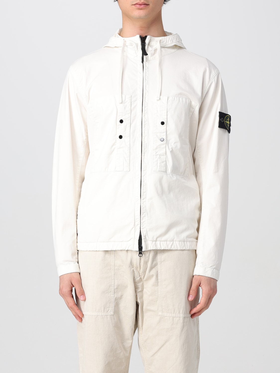 STONE ISLAND JACKET: Jacket men Stone Island, Ivory - Img 1