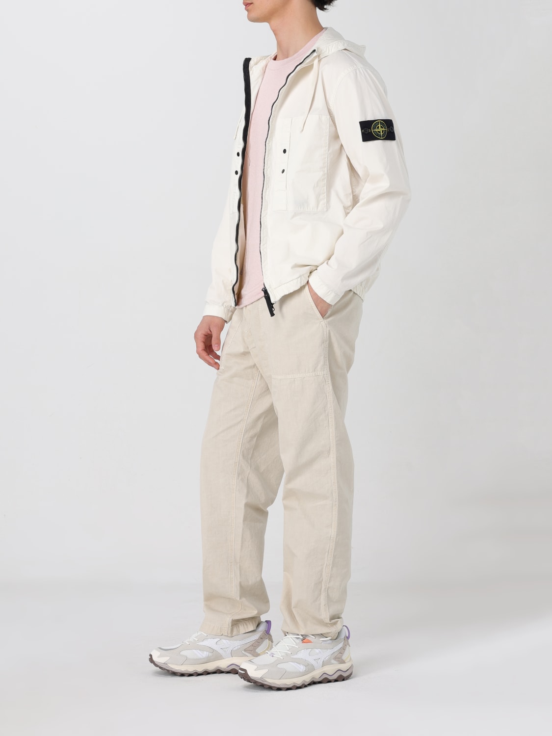 STONE ISLAND JACKET: Jacket men Stone Island, Ivory - Img 2