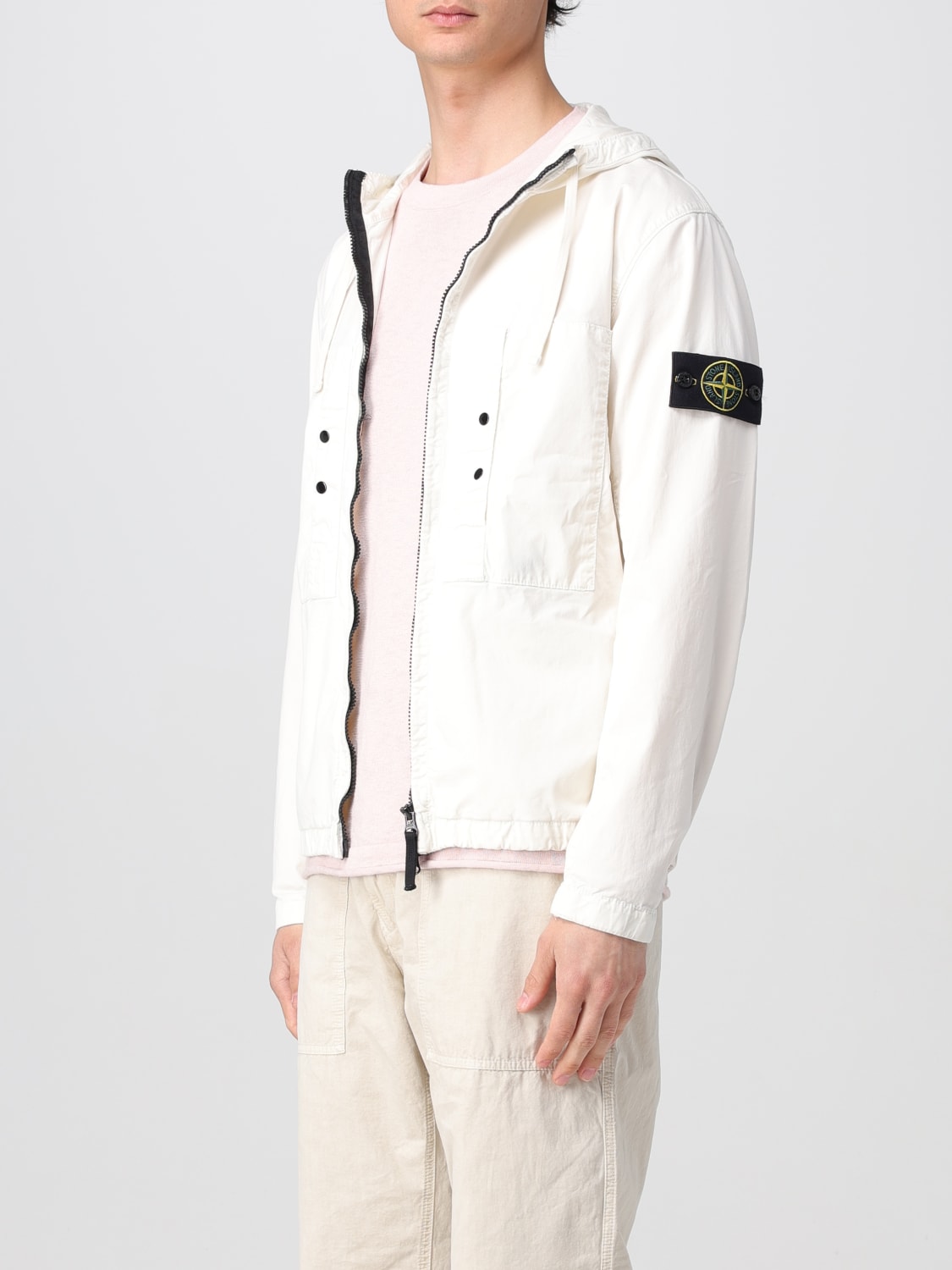 STONE ISLAND JACKET: Jacket men Stone Island, Ivory - Img 4