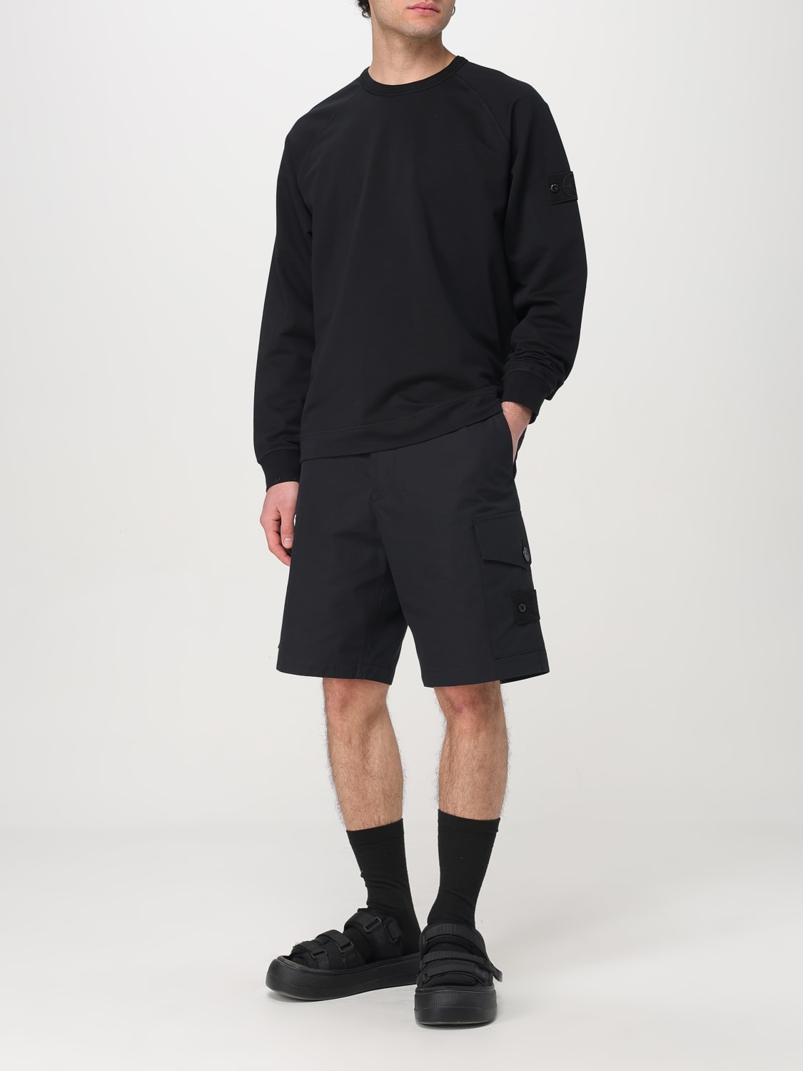 STONE ISLAND SWEATSHIRT: Sweatshirt herren Stone Island, Schwarz - Img 2