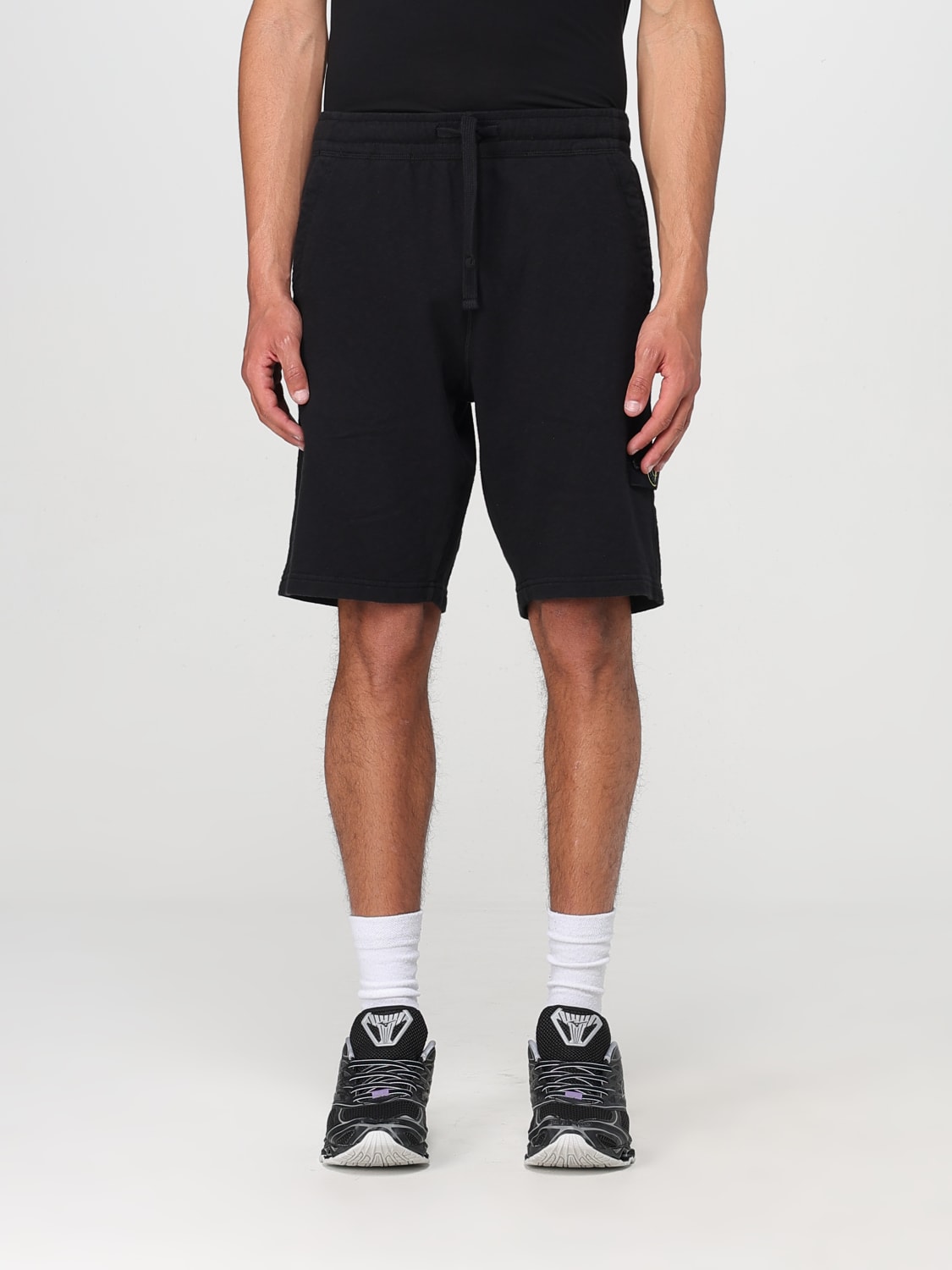STONE ISLAND SHORTS: Short men Stone Island, Black - Img 1