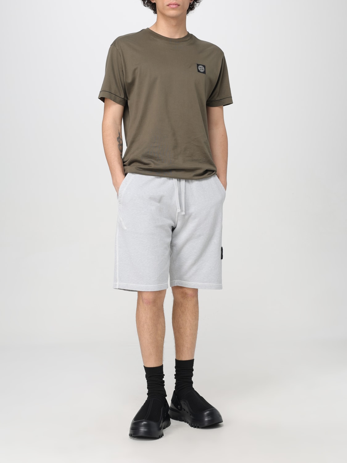 STONE ISLAND SHORTS: Short men Stone Island, Grey - Img 2