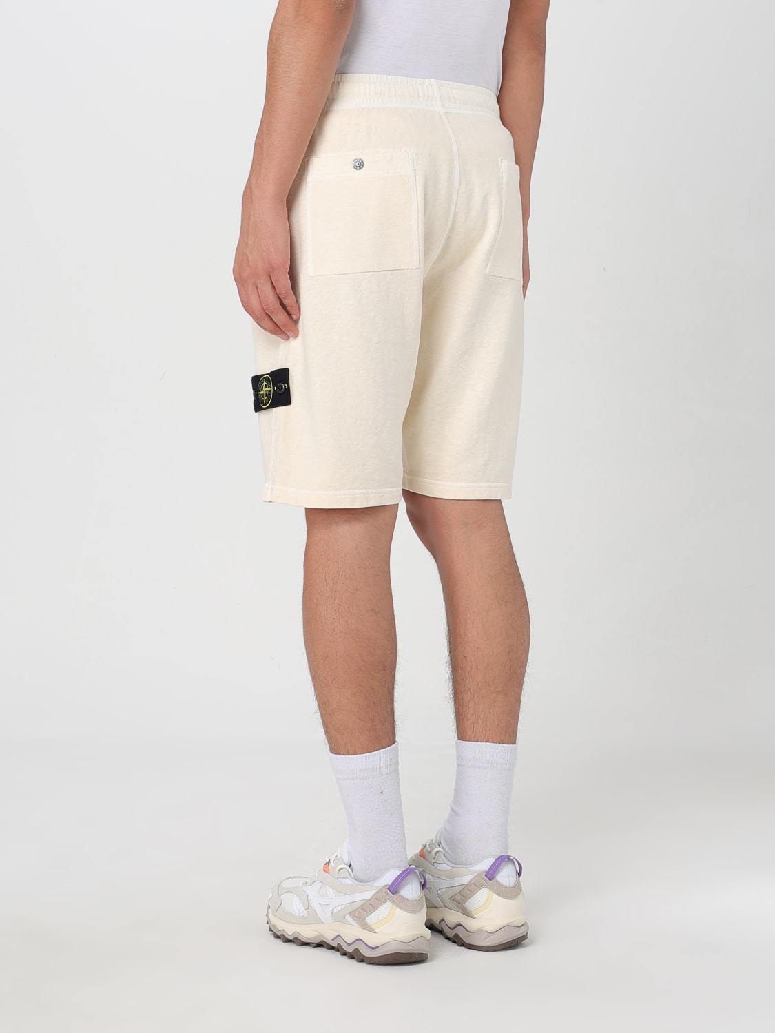 STONE ISLAND SHORTS: Short men Stone Island, Ivory - Img 2