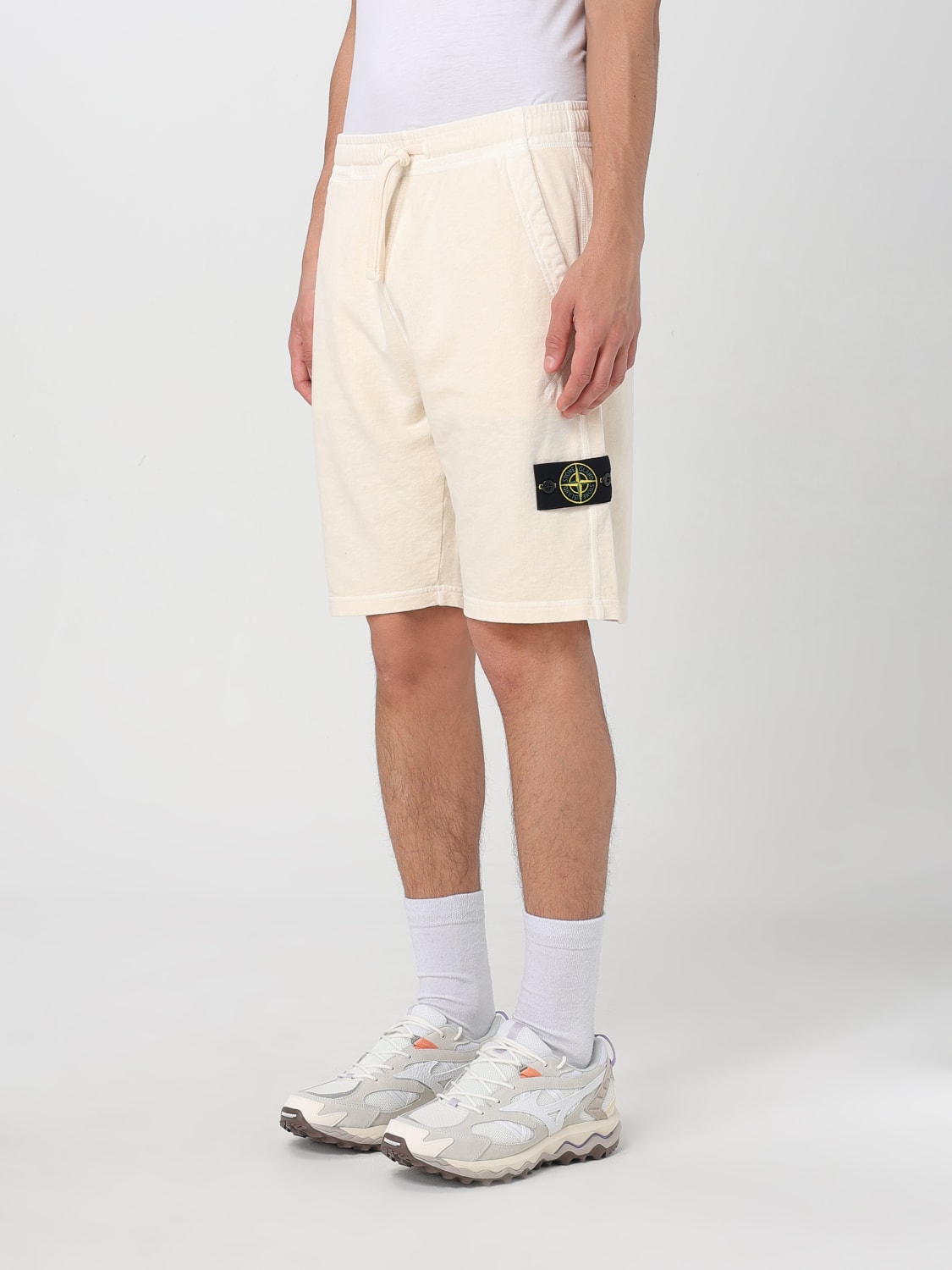 STONE ISLAND SHORTS: Short men Stone Island, Ivory - Img 3