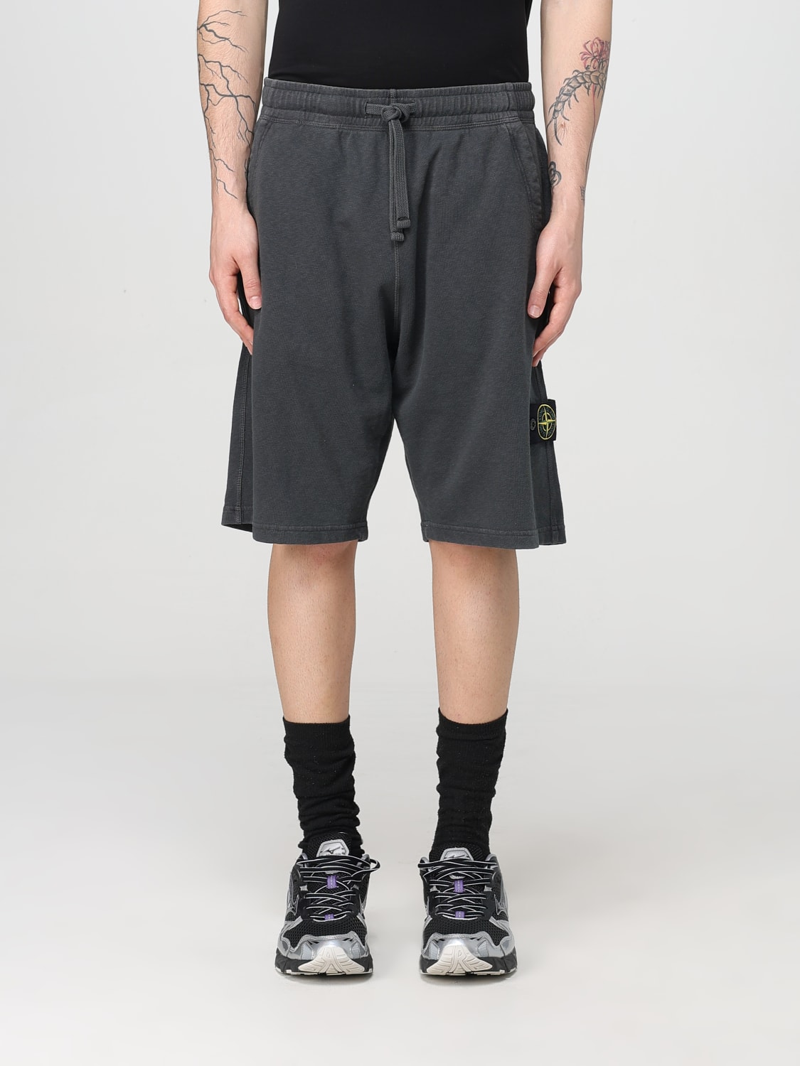 STONE ISLAND SHORTS: Short men Stone Island, Grey 1 - Img 1