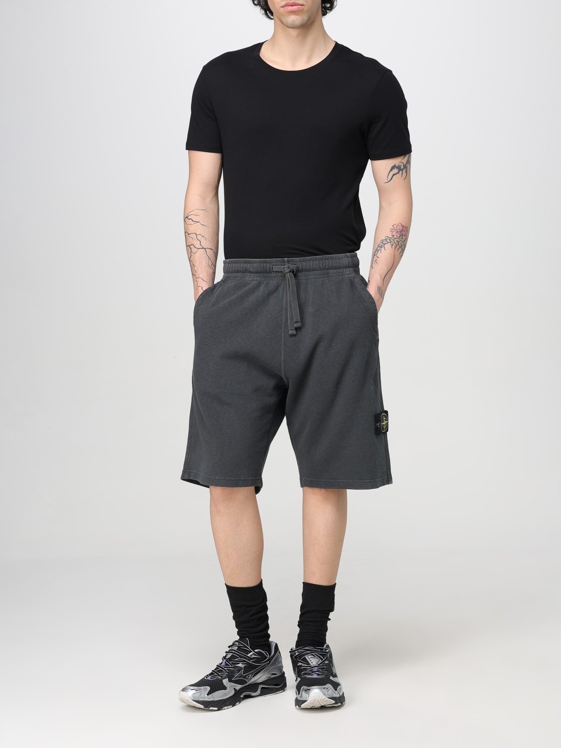 STONE ISLAND SHORTS: Short men Stone Island, Grey 1 - Img 2