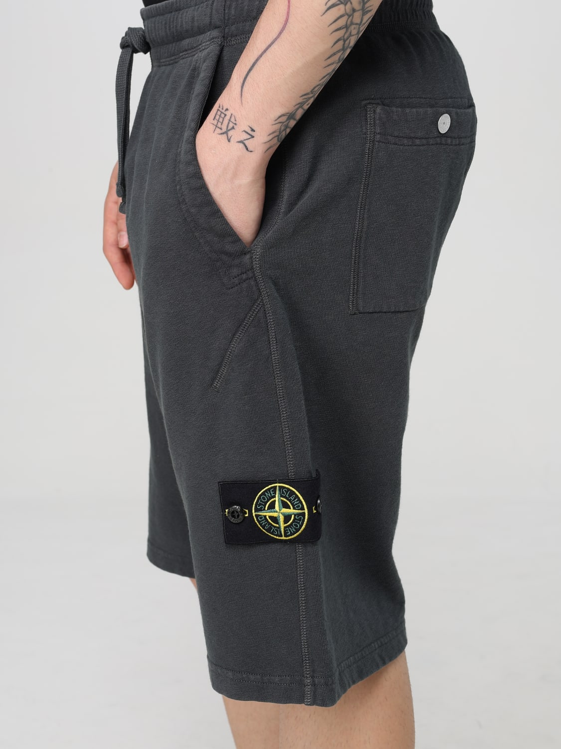 STONE ISLAND SHORTS: Short men Stone Island, Grey 1 - Img 5