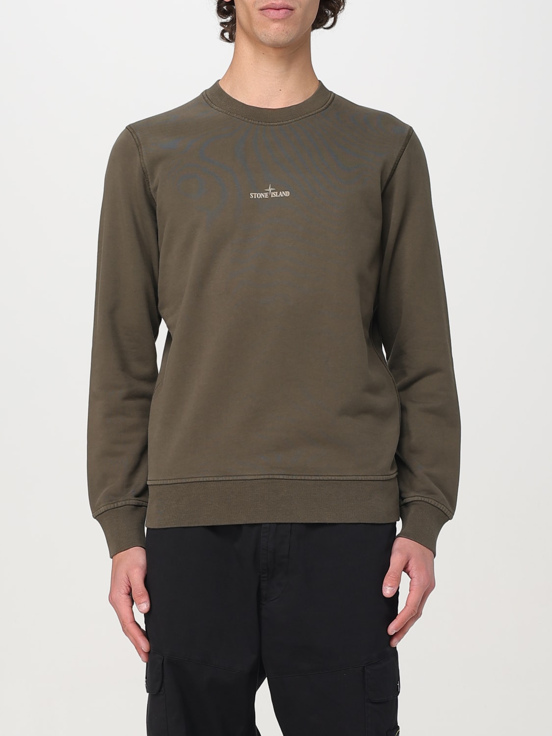 STONE ISLAND：スウェットシャツ メンズ - ミリタリー | GIGLIO