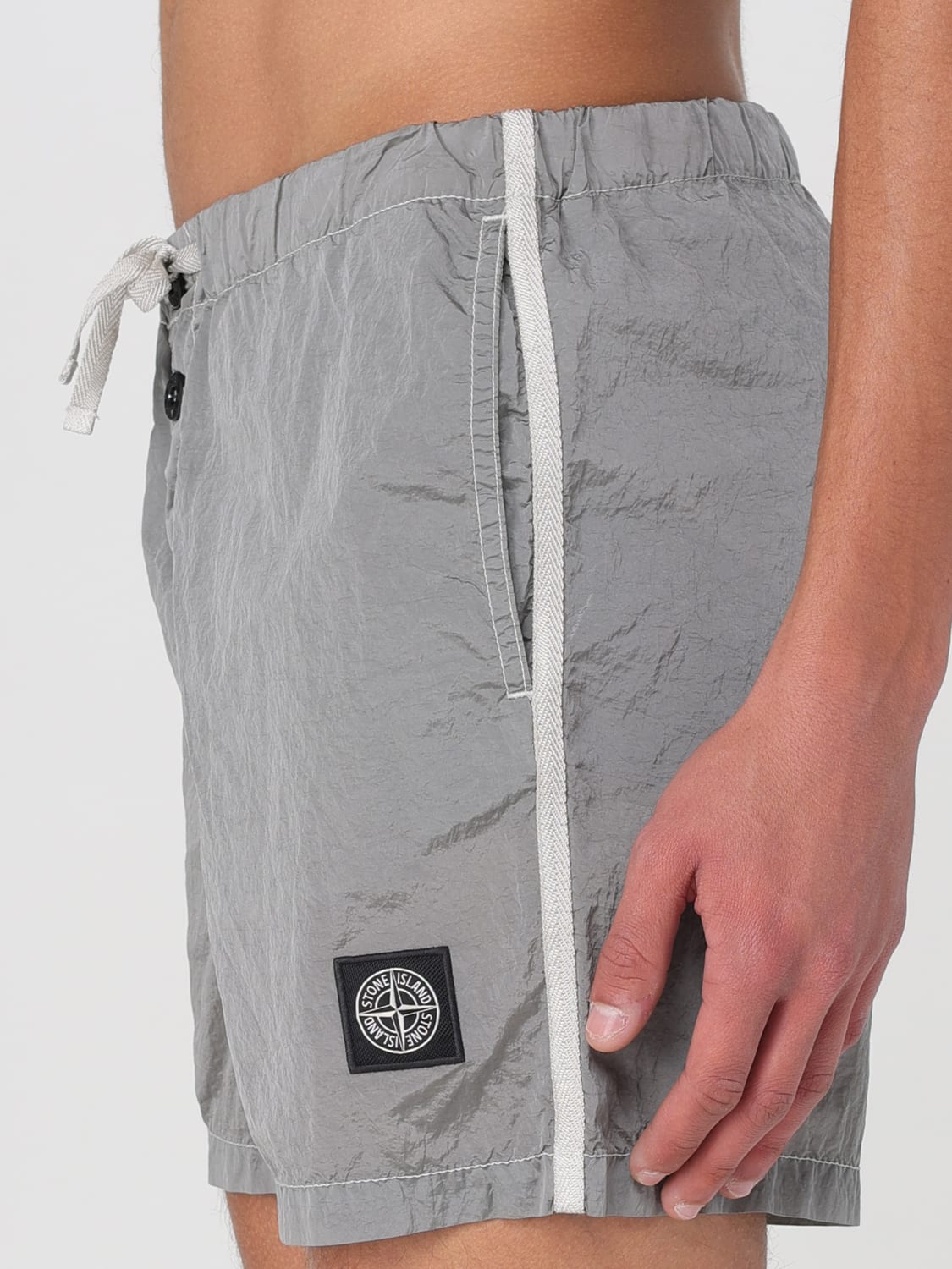 STONE ISLAND SWIMSUIT: Swimsuit men Stone Island, Grey - Img 4