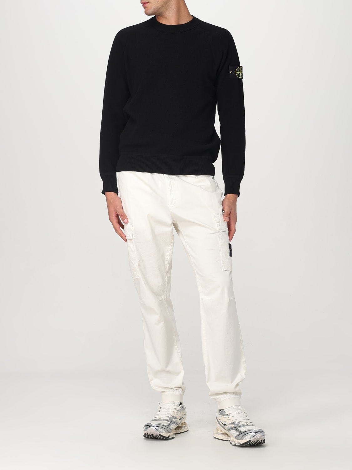 STONE ISLAND PULLOVER: Pullover herren Stone Island, Schwarz - Img 2