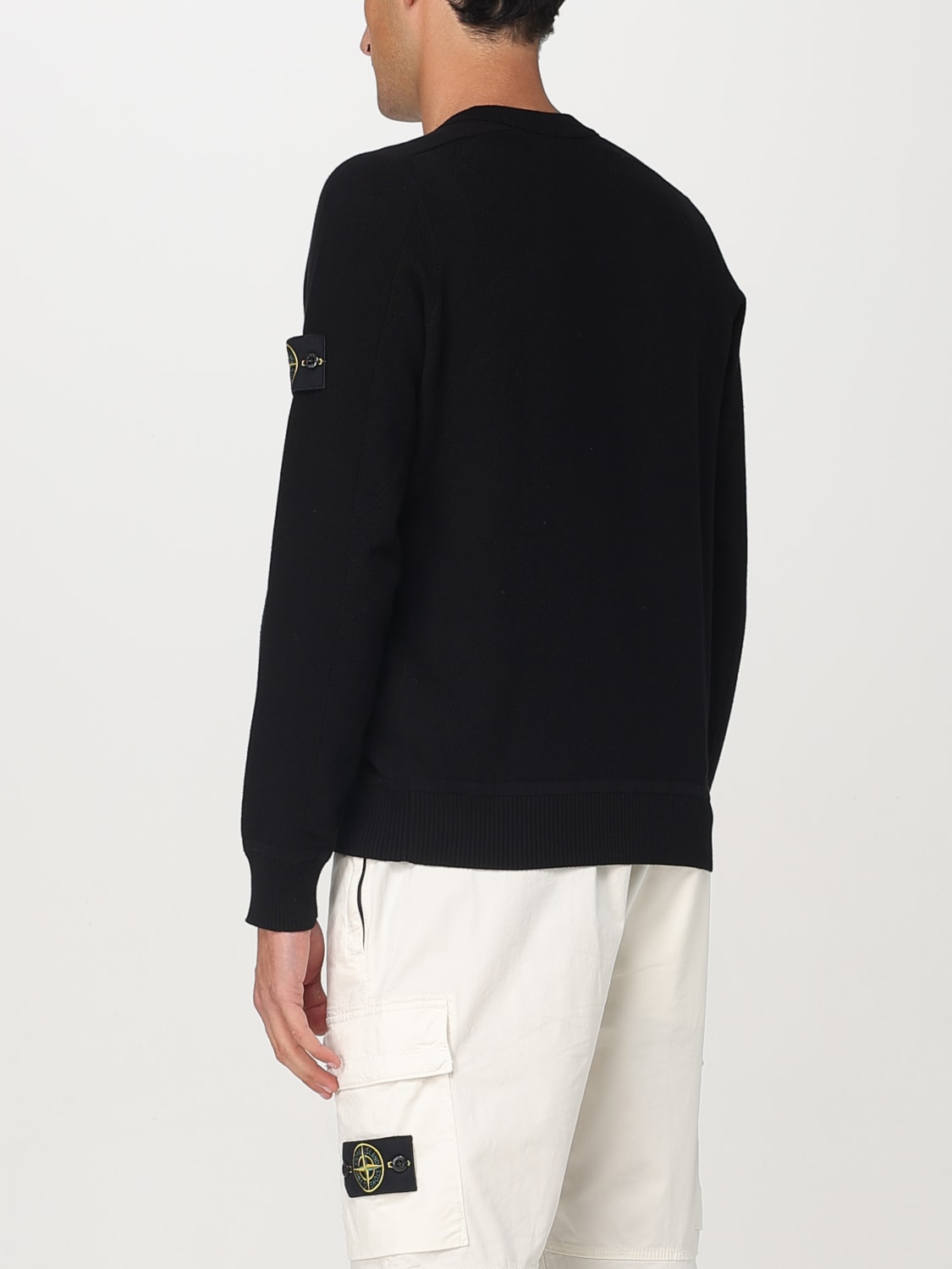 STONE ISLAND PULLOVER: Pullover herren Stone Island, Schwarz - Img 3