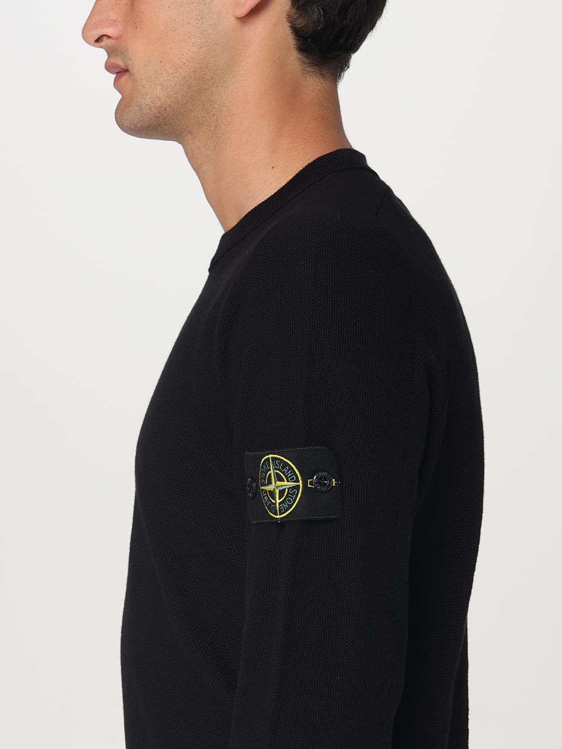 STONE ISLAND PULLOVER: Pullover herren Stone Island, Schwarz - Img 5