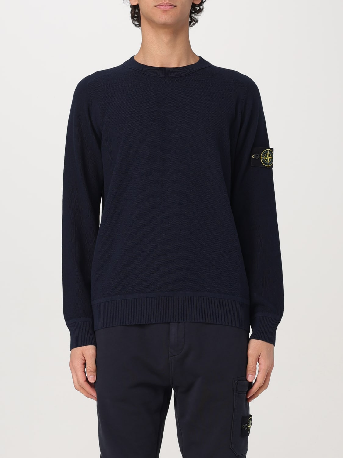 STONE ISLAND PULLOVER: Pullover herren Stone Island, Blau - Img 1