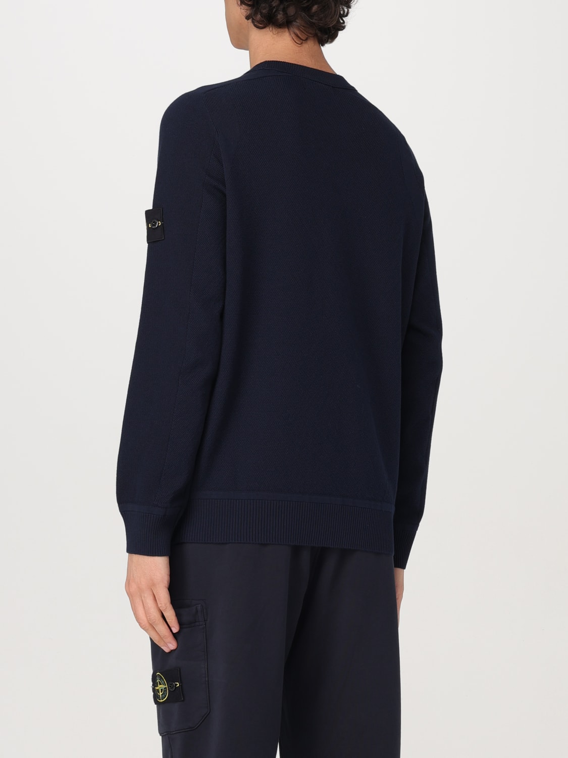 STONE ISLAND PULLOVER: Pullover herren Stone Island, Blau - Img 3