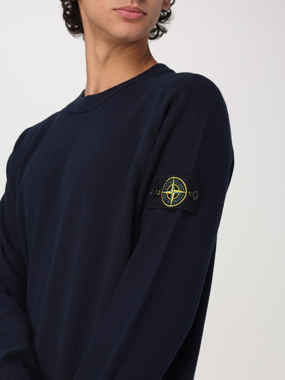 STONE ISLAND PULLOVER: Pullover herren Stone Island, Blau - Img 5