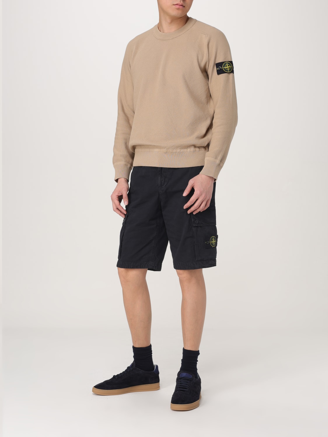 スウェット・トレーナー STONE  Men Sweater Beige 5100036S00B5 V0094 STONE ISLAND: Sweater men - Beige | Stone Island sweater
