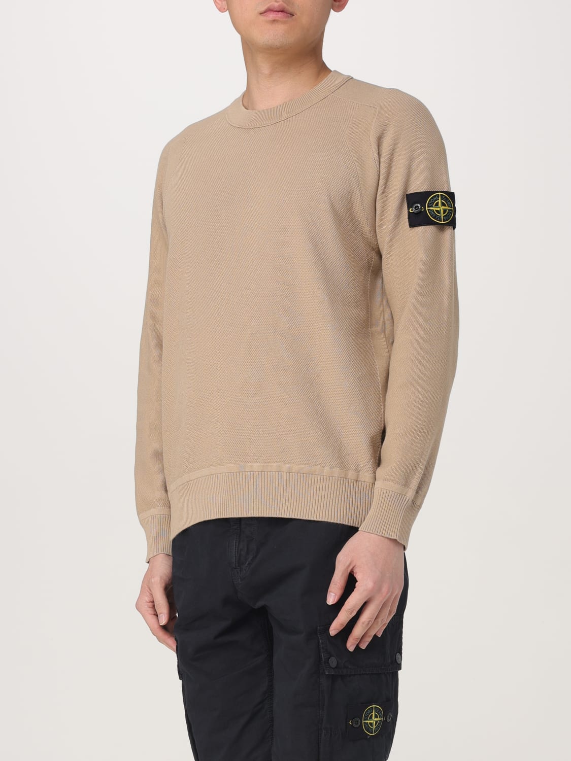 STONE ISLAND PULLOVER: Pullover herren Stone Island, Beige - Img 4
