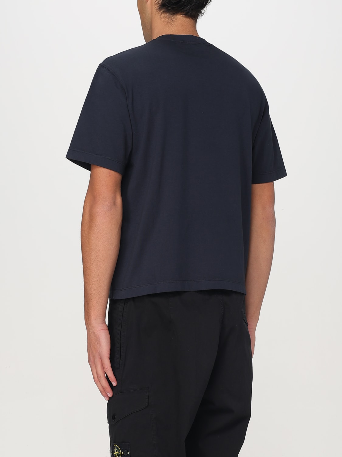 STONE ISLAND: T-shirt men - Blue | Stone Island t-shirt