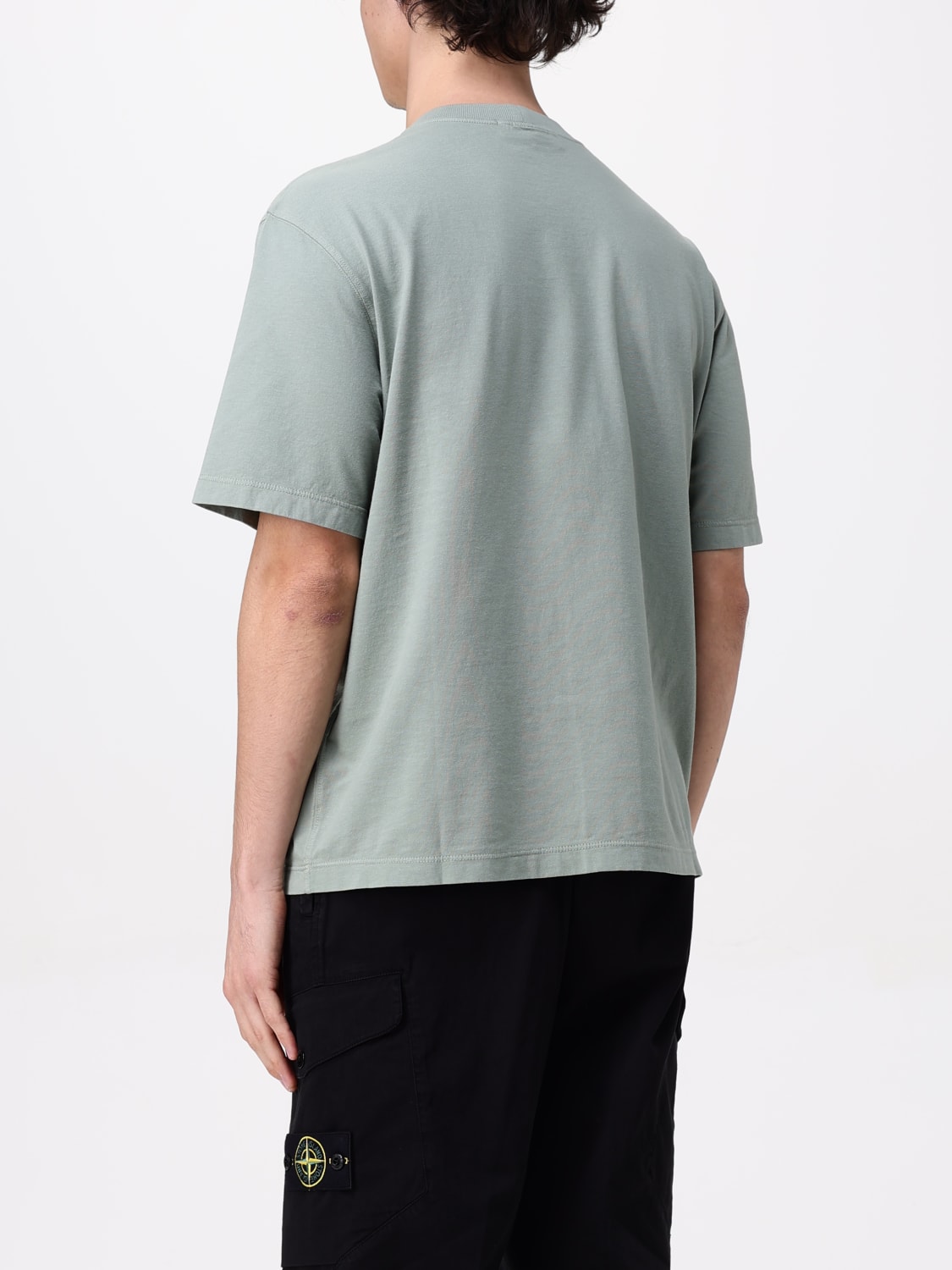 Tシャツ・カットソー STONE Men T-shirt Sage 2100034S0115 V0055 STONE ISLAND: T-shirt men - Sage | Stone Island t-shirt