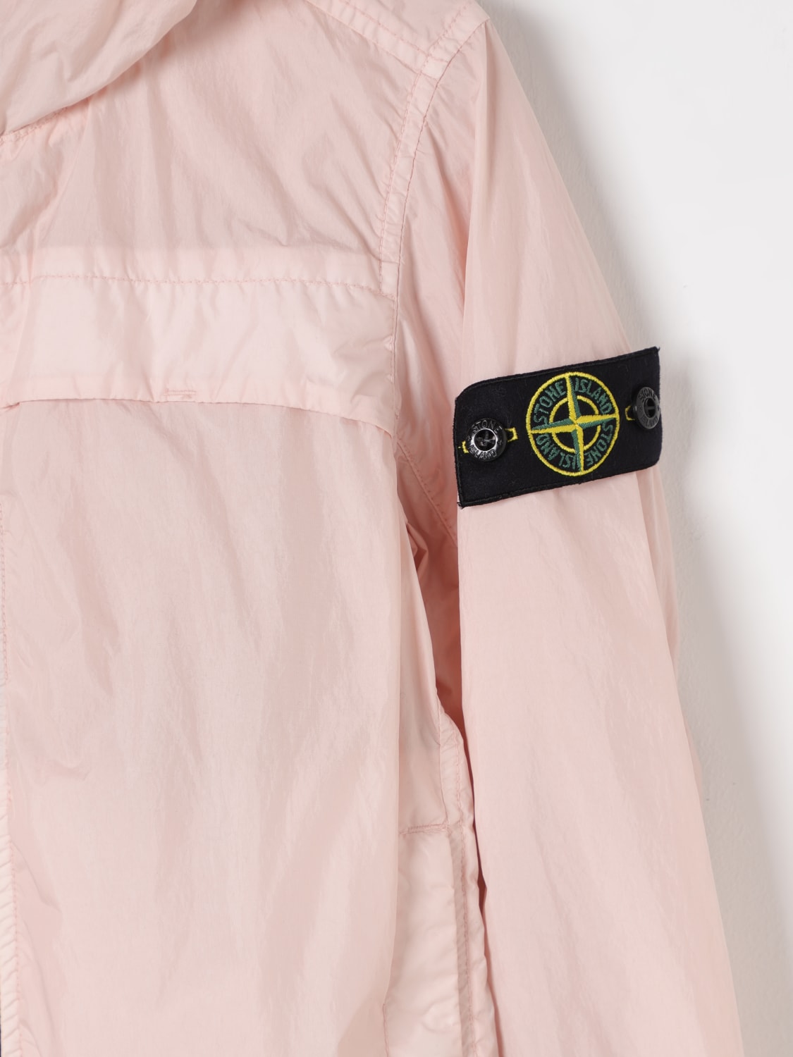 STONE ISLAND JUNIOR JACKE: Jacke kinder Stone Island Junior, Pink - Img 3